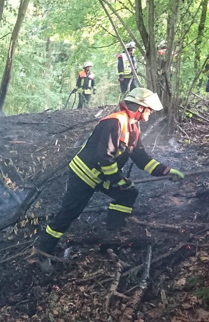 Feuerwehreinsatz Wald