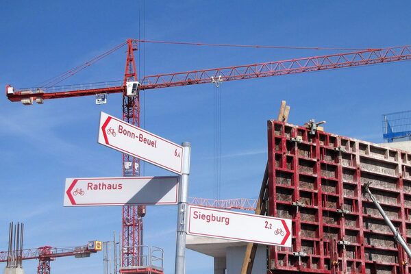 Baustelle in Sankt Augustin