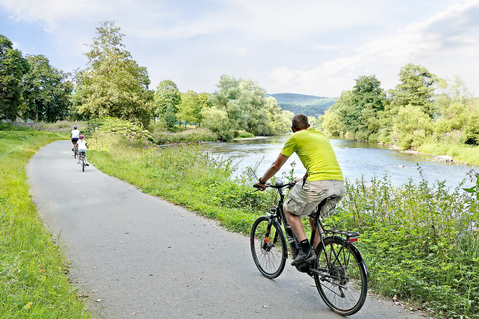 Radwege entlang der Sieg