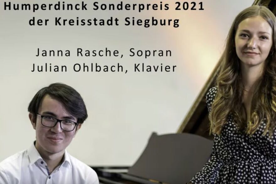 Janna Rasche (Sopran) und Julian Ohlbach (Klavier)