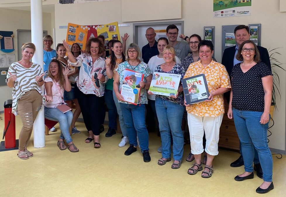 Gruppenbild der Kita Waldgeister in Lohmar