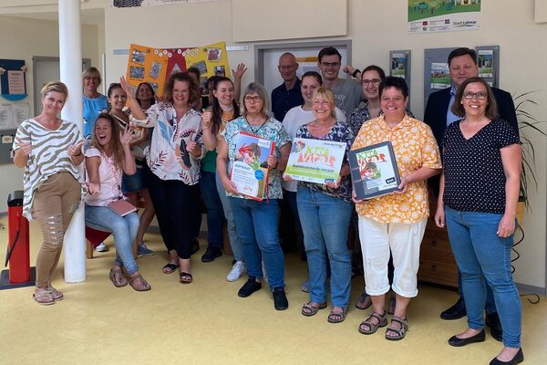 Gruppenbild der Kita Waldgeister in Lohmar