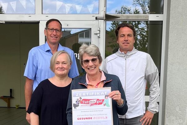 Foto der Zertifizierung GGS Gartenstraße in Hennef