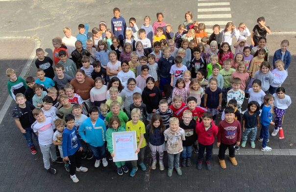 Schülerinnen und Schüler der Siegburger Schule Hans-Alfred-Keller Schule "Zange"