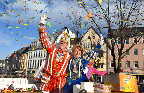 Landrat Schuster und Ehefrau Margret als Siegburger Prinzenpaar