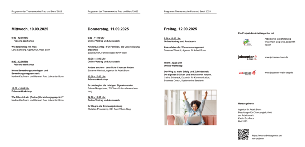 Flyer Frau und Beruf Seite 2
