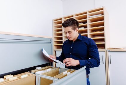 Arbeit in der Kreisverwaltung