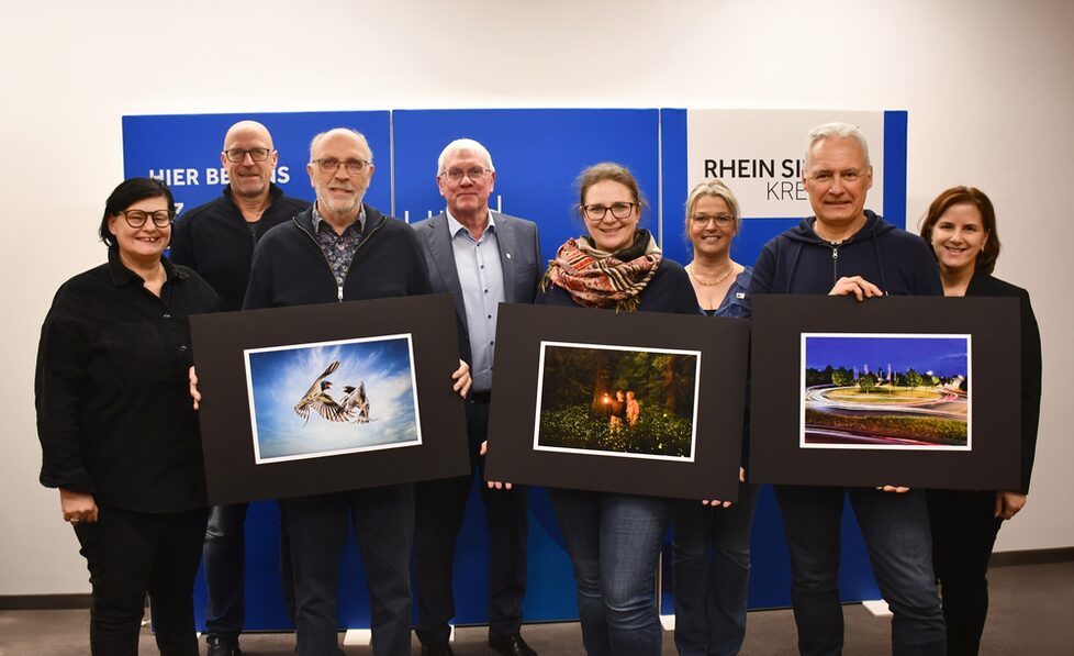 Siegerehrung des Fotowettbewerbs im Rhein-Sieg-Kreis
