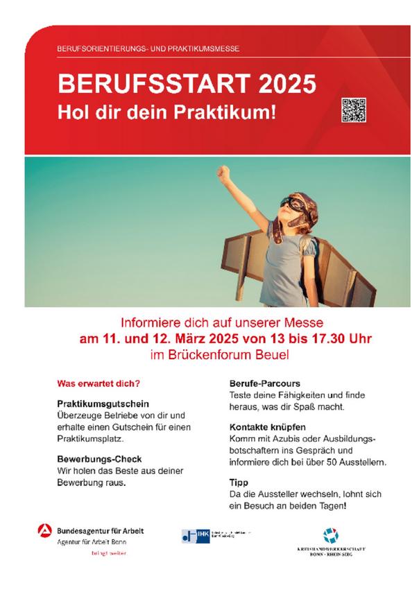 Plakat zur Berufsstart 2025